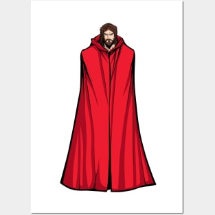 Jesus Superhero Standing Tall Posters and Art